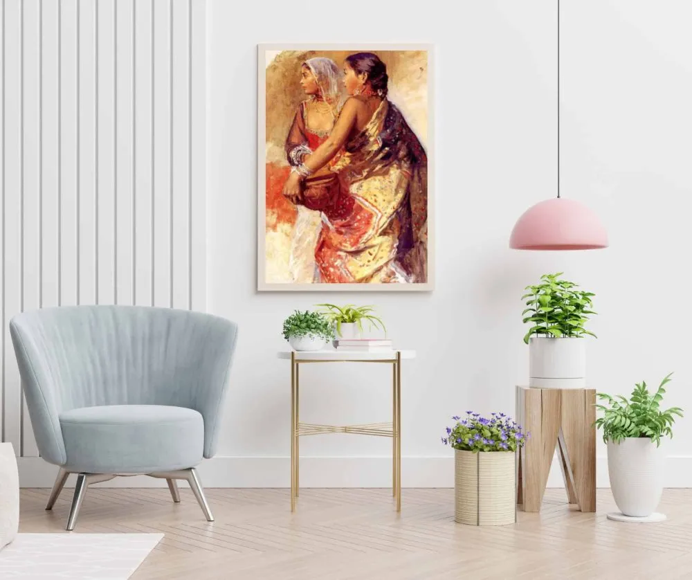 Pintar por números Dos bailarinas nautch – foto 5