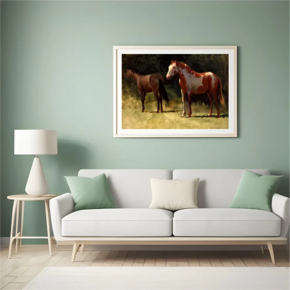 Pintar por números Dos caballos – foto 4