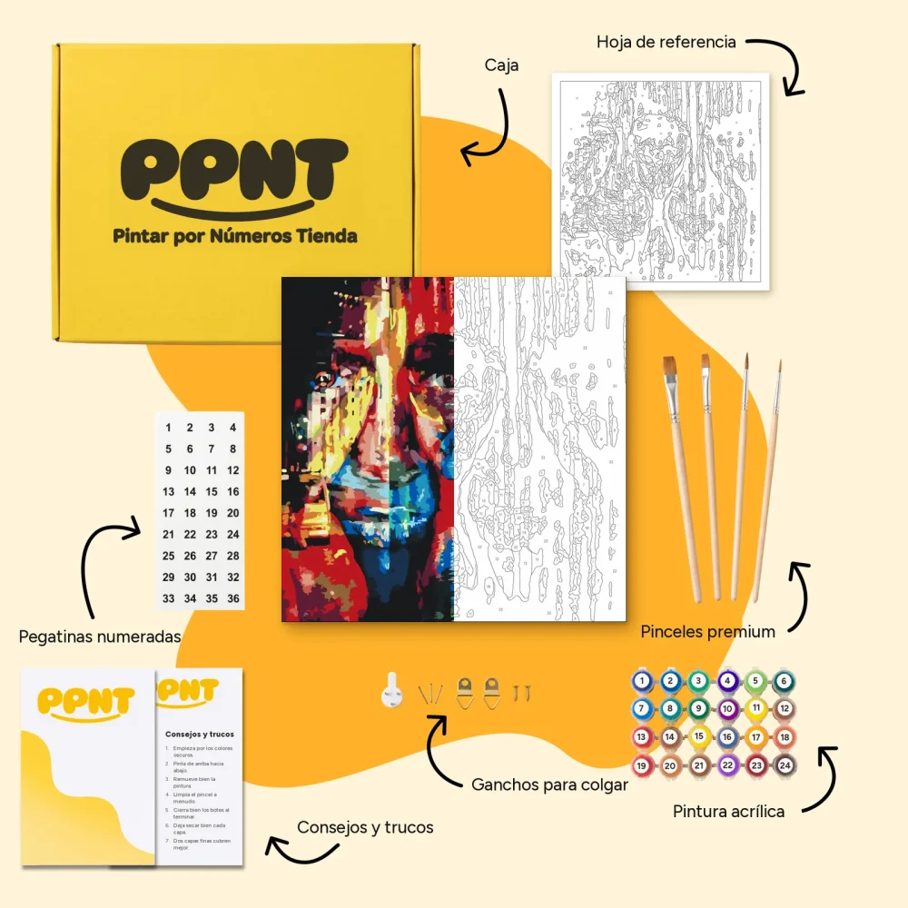 Pintar por Números - Dos caras