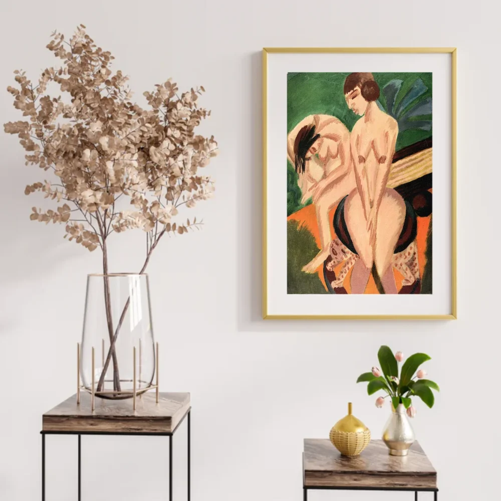 Pintar por números Dos desnudos femeninos en una habitación – foto 2
