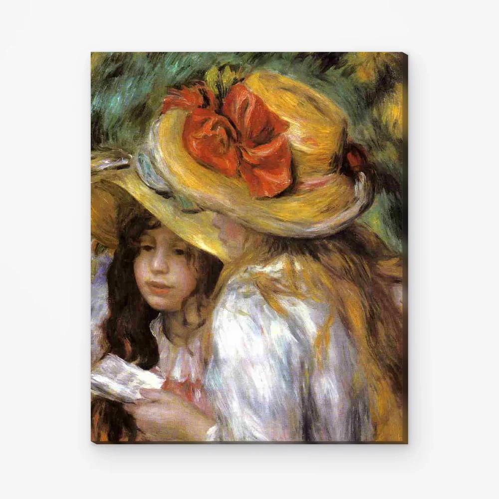 Pintar por Números - Dos muchachas leyendo