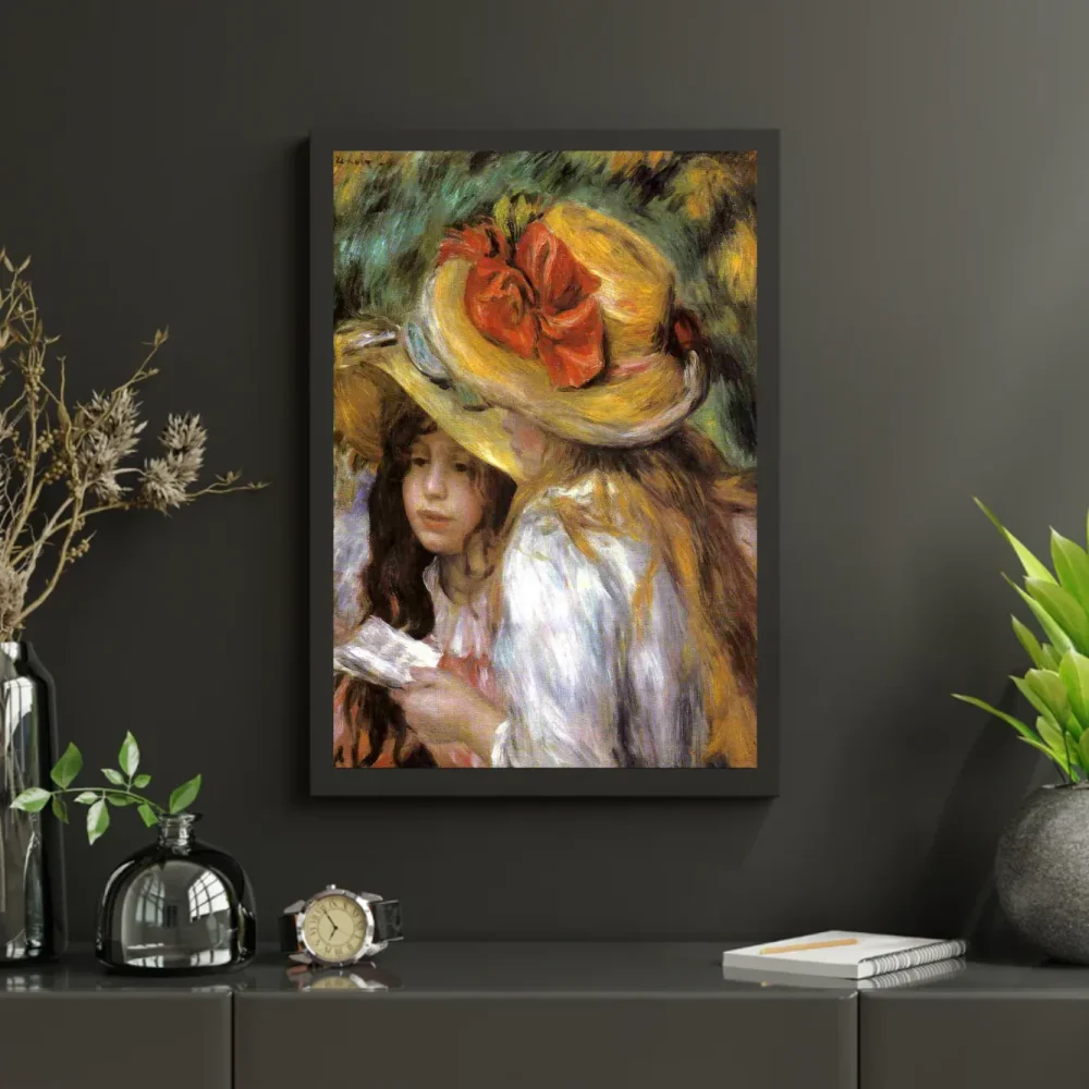 Pintar por números Dos muchachas leyendo – foto 3