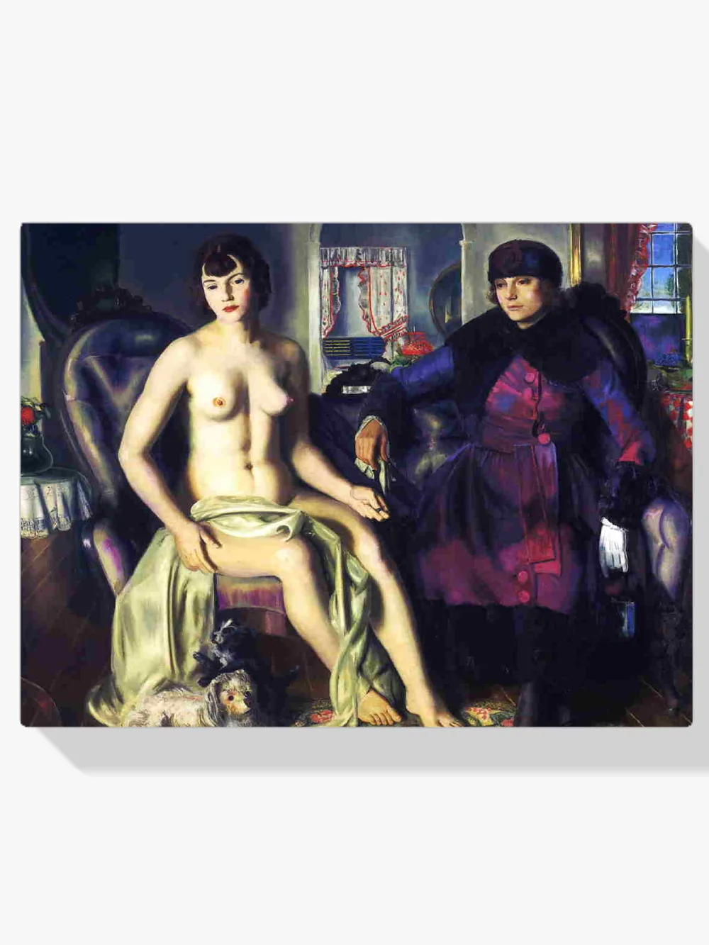 Pintar por números Dos mujeres o Amor sagrado y amor profano