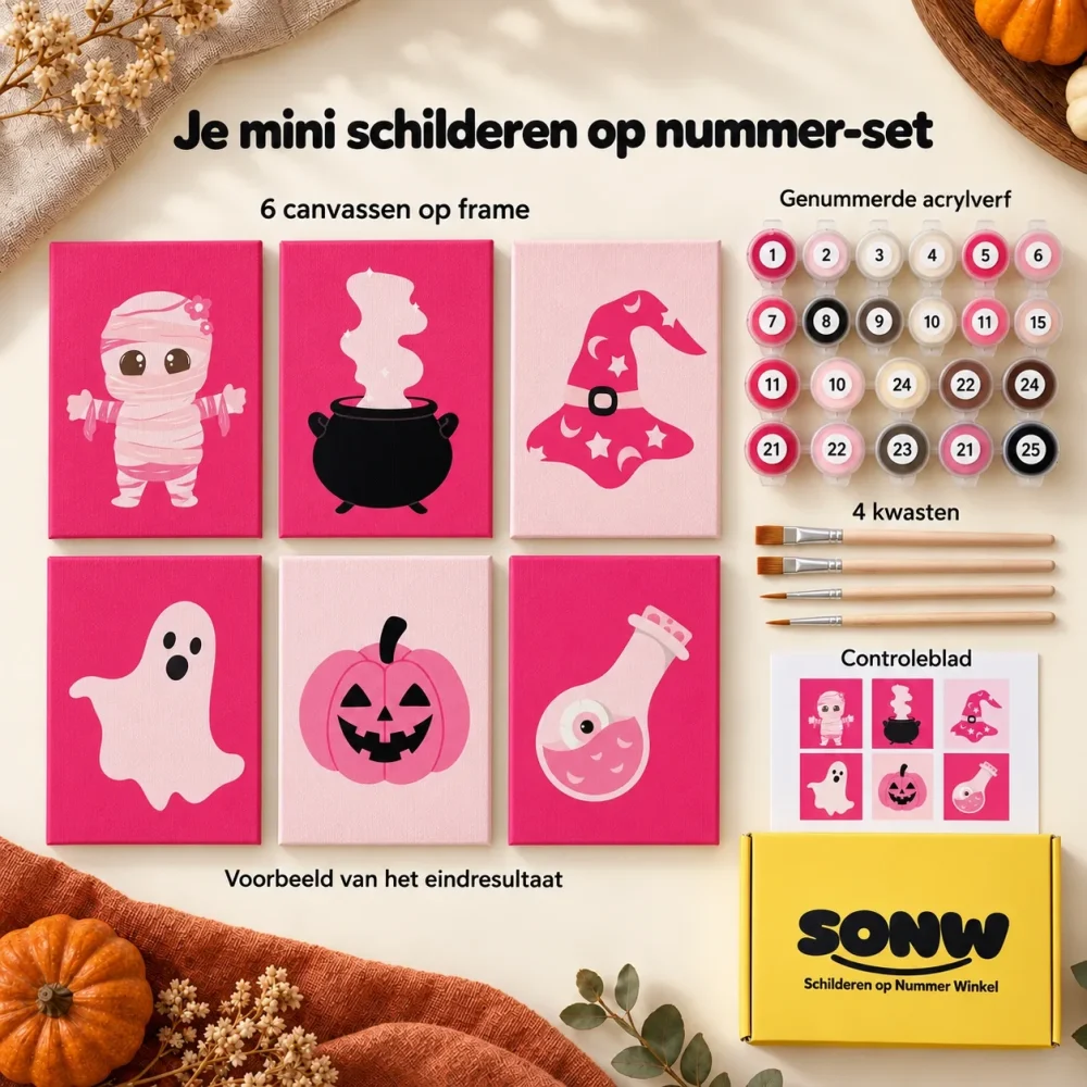 Pintar por números Dulces figuras de Halloween – foto 2
