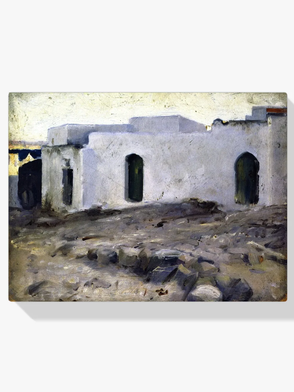 Pintar por números Edificios moriscos en un día nublado