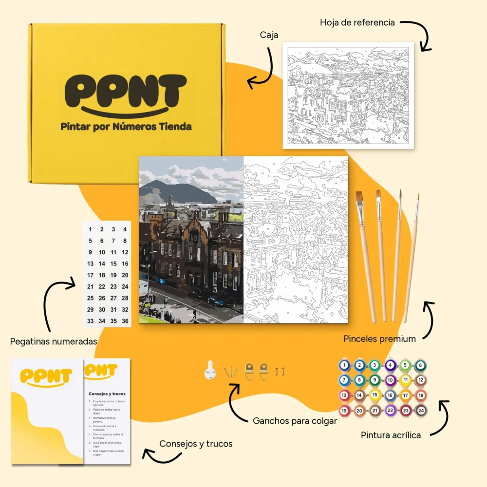 Pintar por Números - Edimburgo