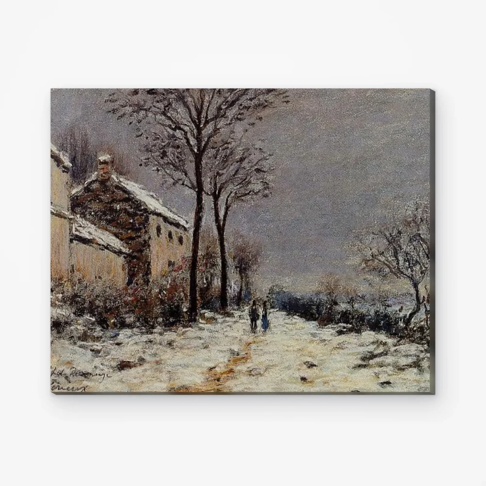 Pintar por Números - Efecto de nieve en Veneux