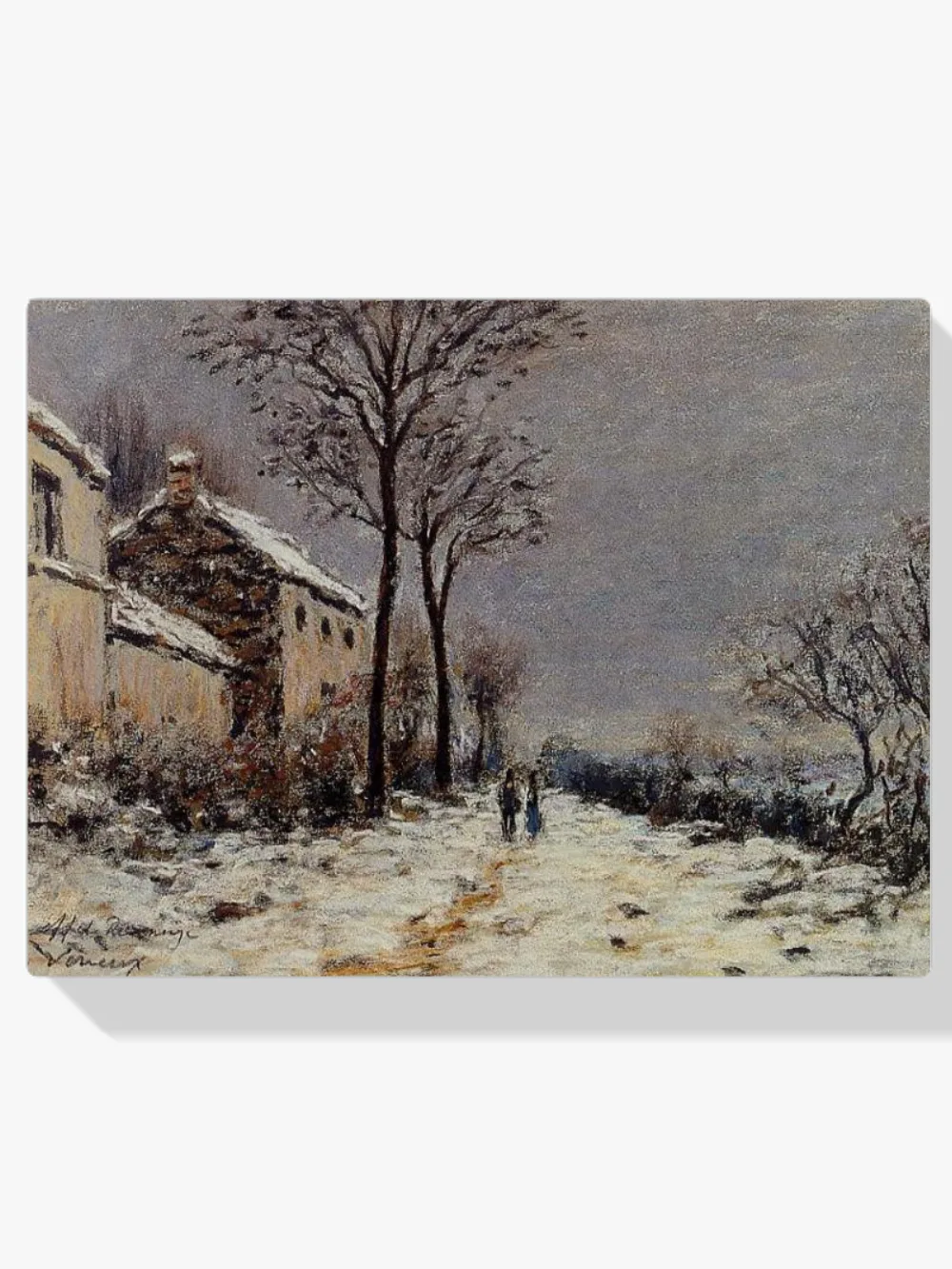 Pintar por números Efecto de nieve en Veneux