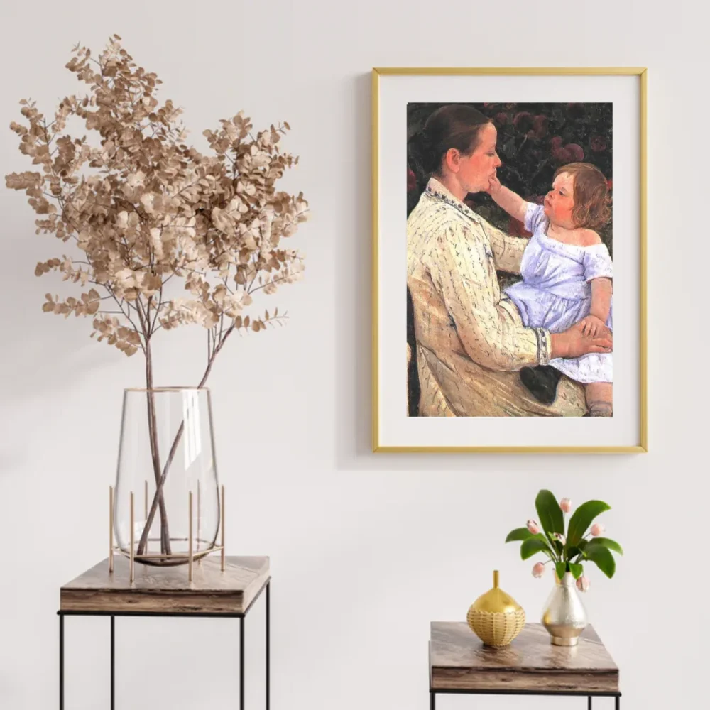 Pintar por números El abrazo del niño – foto 2