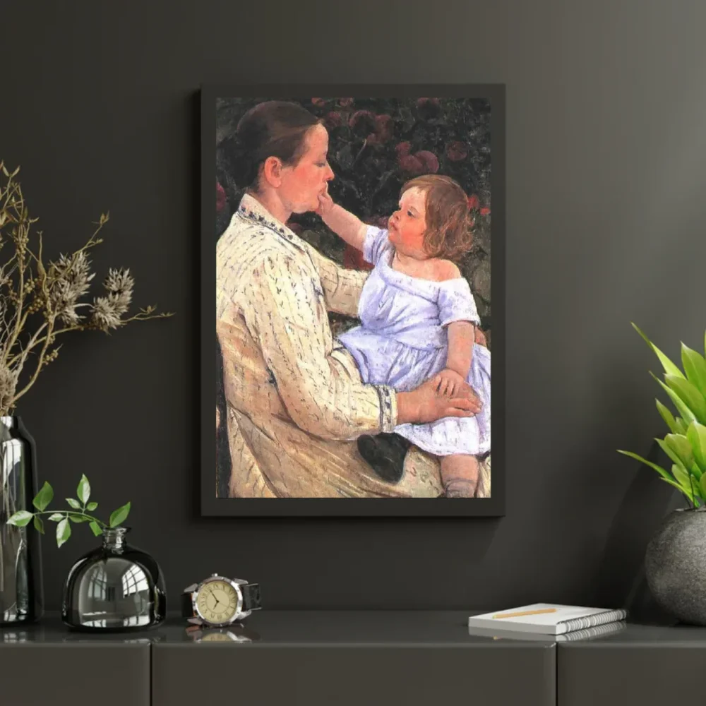 Pintar por números El abrazo del niño – foto 3