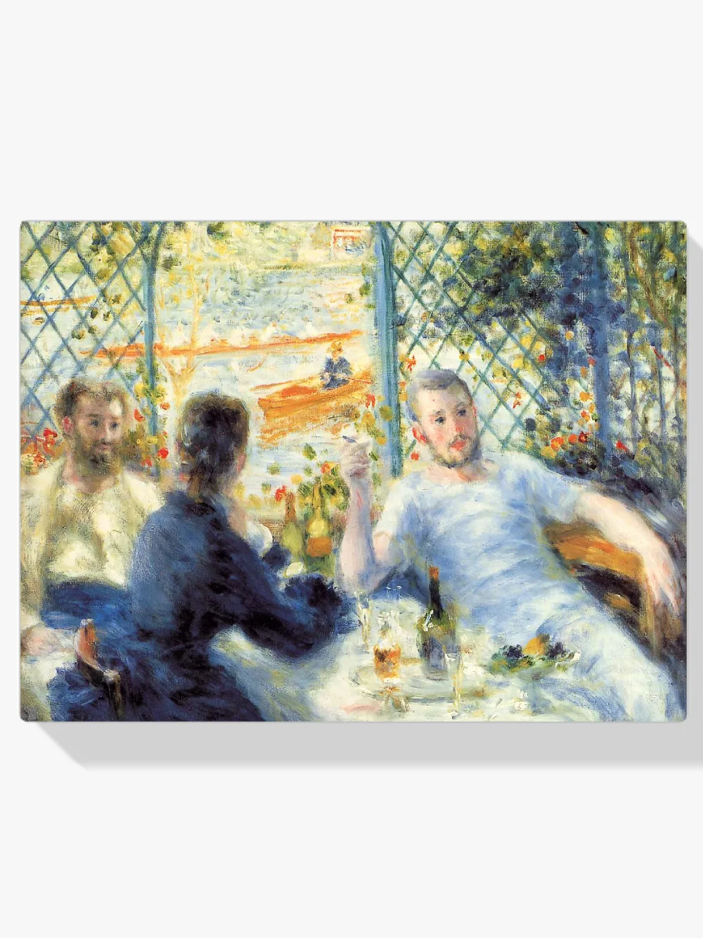 Pintar por números El almuerzo de los remeros