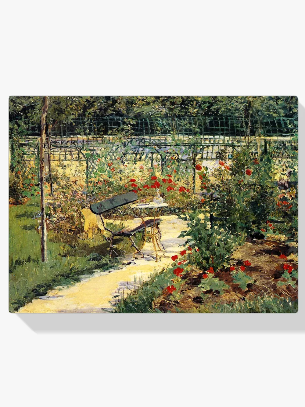 Pintar por números El banco o Mi jardín