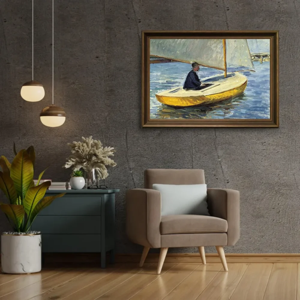 Pintar por números El barco amarillo – foto 2