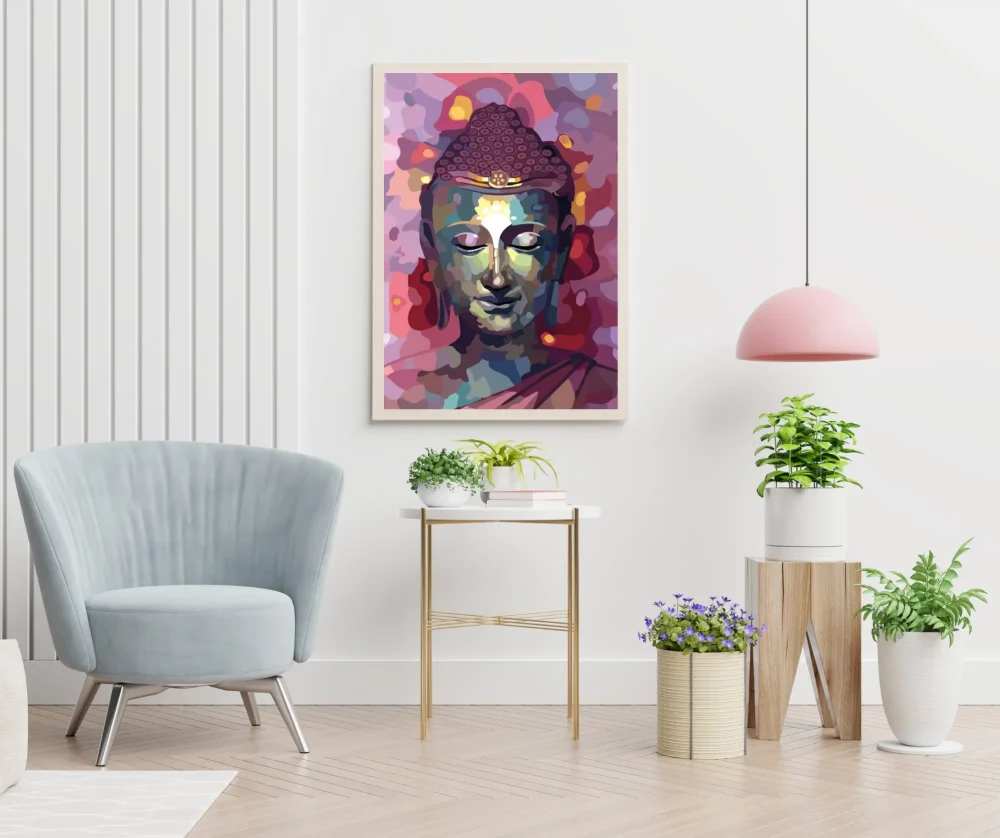 Pintar por números El Buda rosa – foto 5