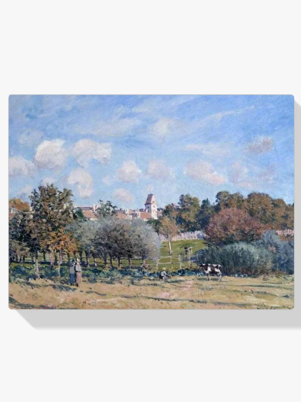 Pintar por números El campanario de Noisy-le-Roi en otoño