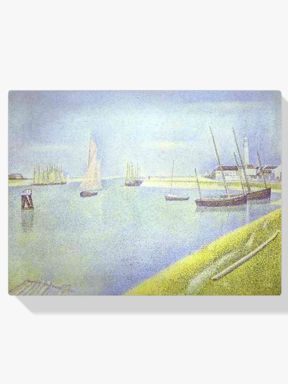 Pintar por números El canal de Gravelines en dirección al mar