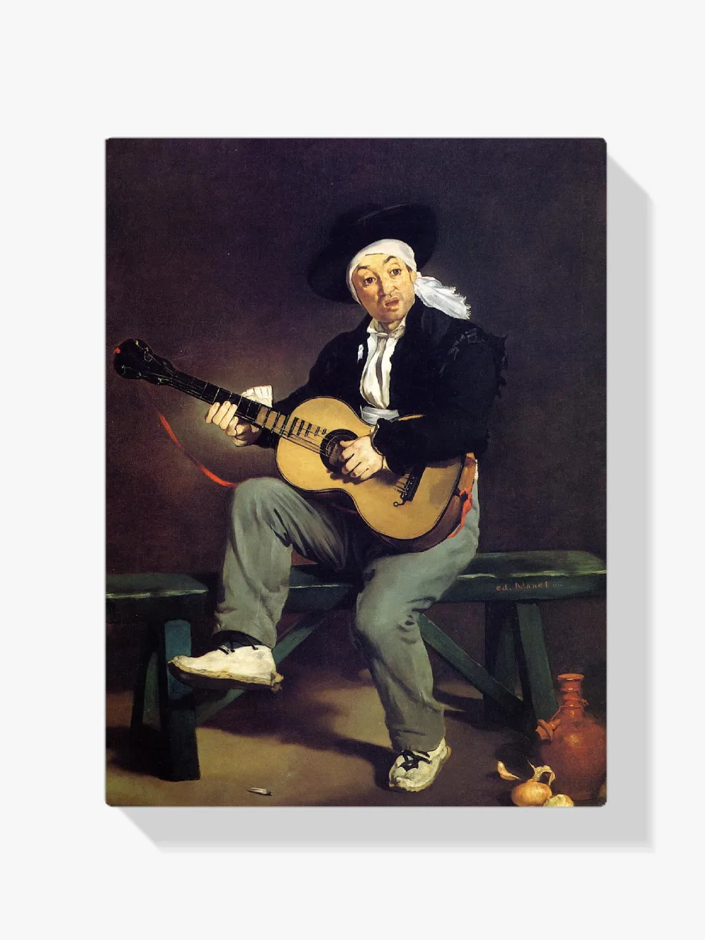 Pintar por números El cantante español o El guitarrero