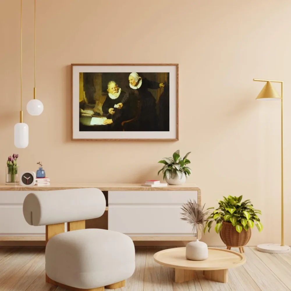 Pintar por números El constructor naval Jan Rijcksen y su esposa – foto 3