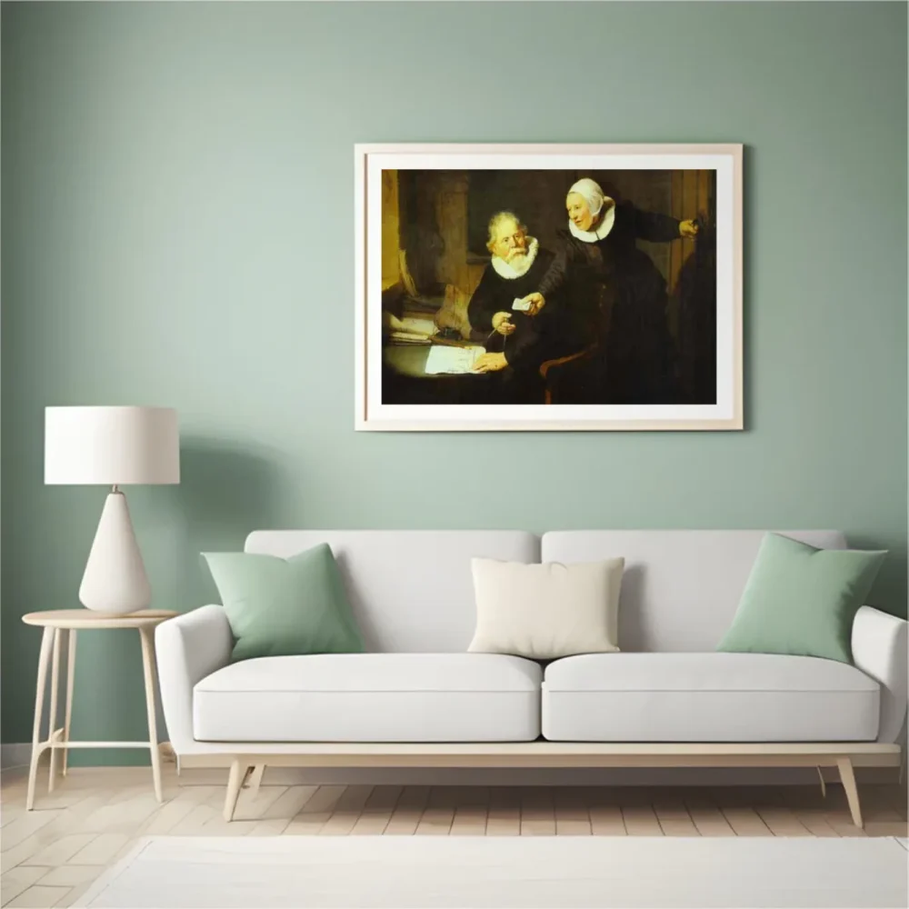 Pintar por números El constructor naval Jan Rijcksen y su esposa – foto 4
