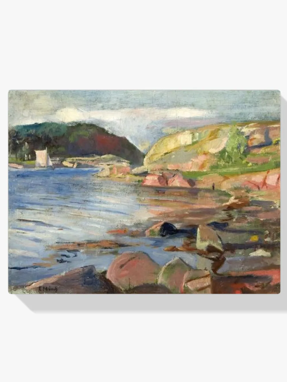 Pintar por números El fiordo de Tønsberg