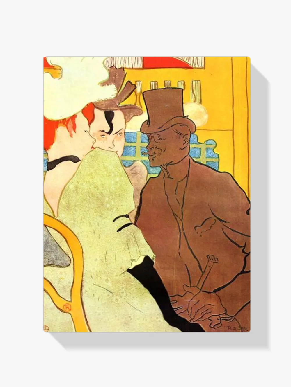 Pintar por números El inglés en el Moulin Rouge