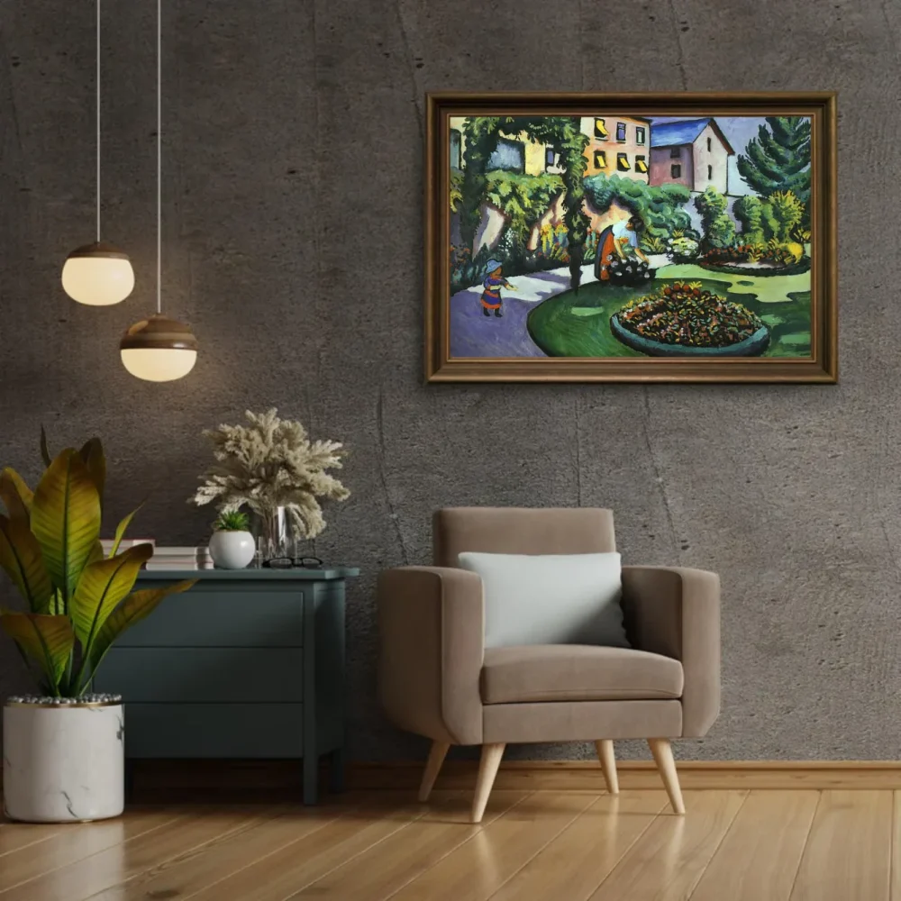 Pintar por números El jardín de los Macke en Bonn – foto 2