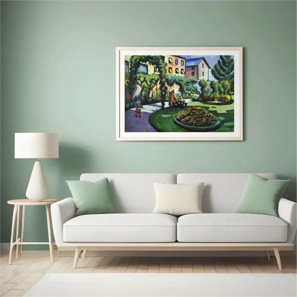 Pintar por números El jardín de los Macke en Bonn – foto 4