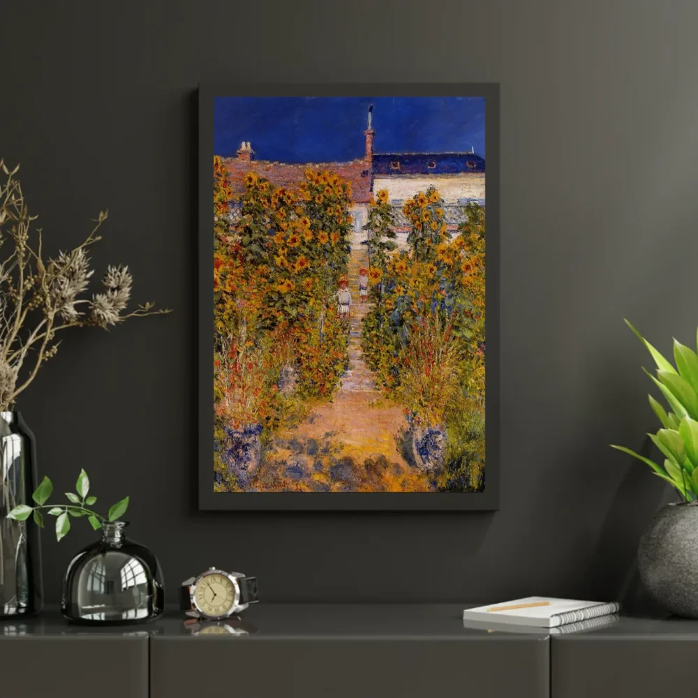 Pintar por números El jardín del artista en Vétheuil – foto 3