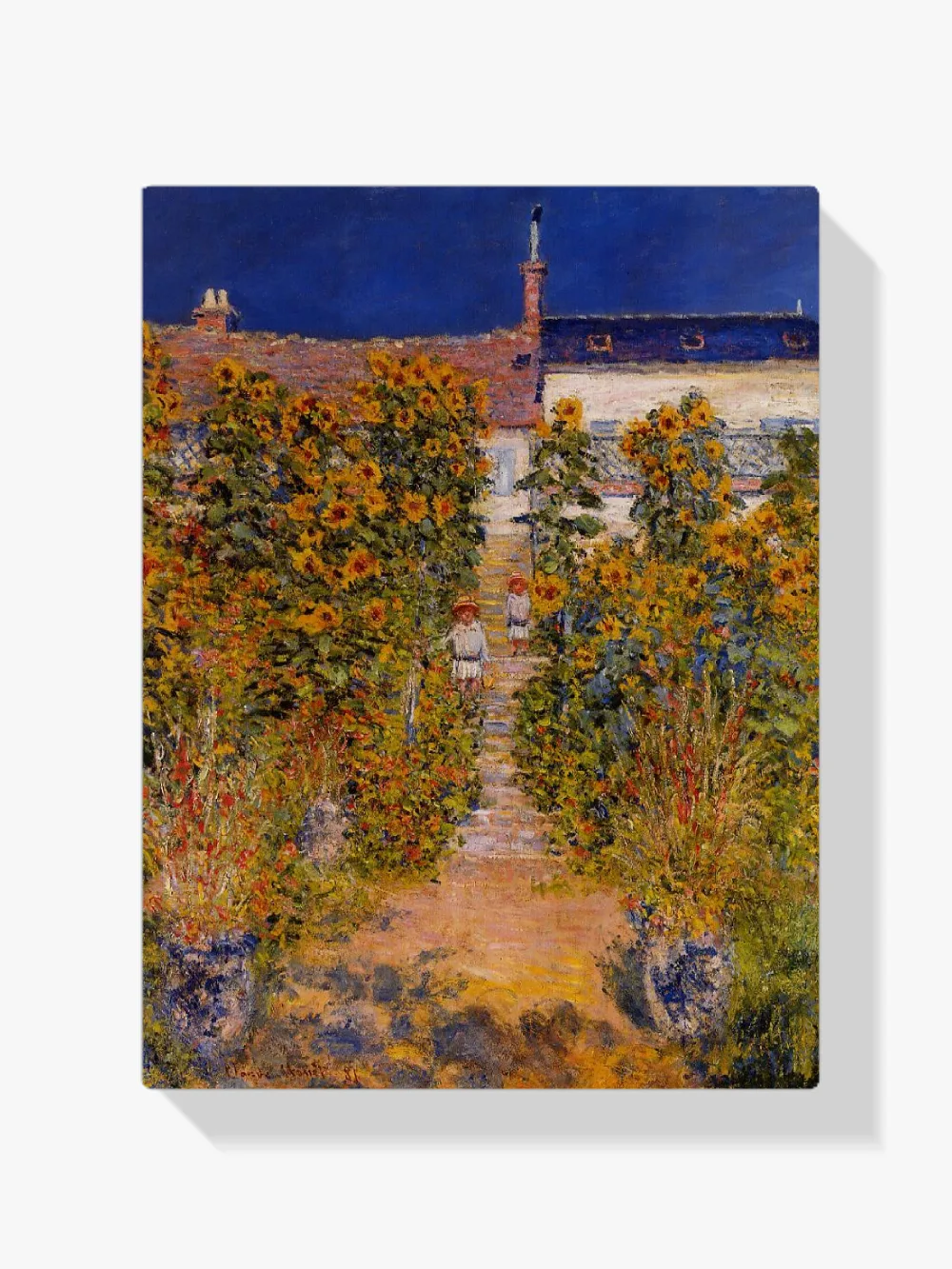 Pintar por números El jardín del artista en Vétheuil