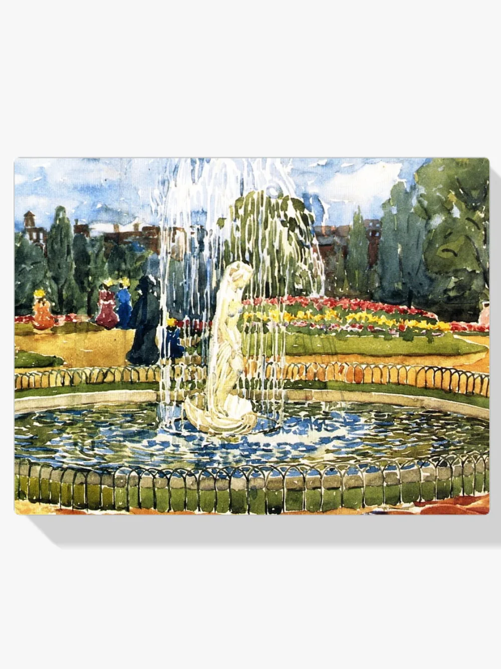 Pintar por números El jardín público de Boston