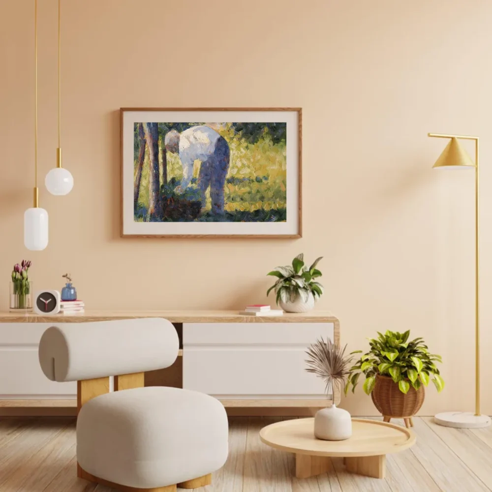 Pintar por números El jardinero - Georges Seurat – foto 3