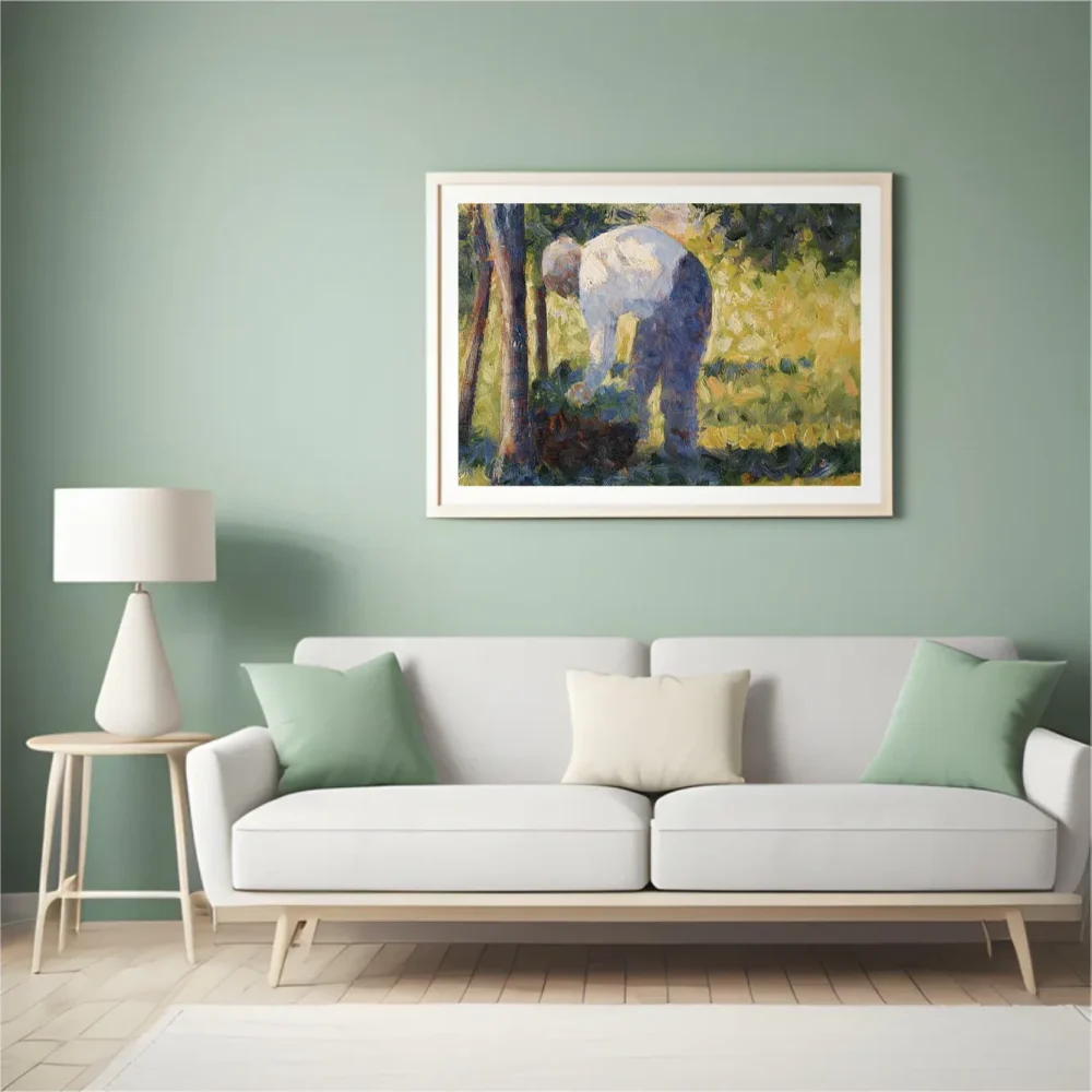 Pintar por números El jardinero - Georges Seurat – foto 4