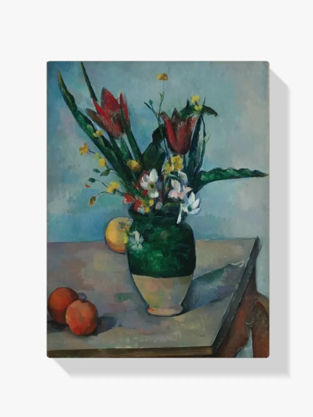 Pintar por números El jarrón con tulipanes