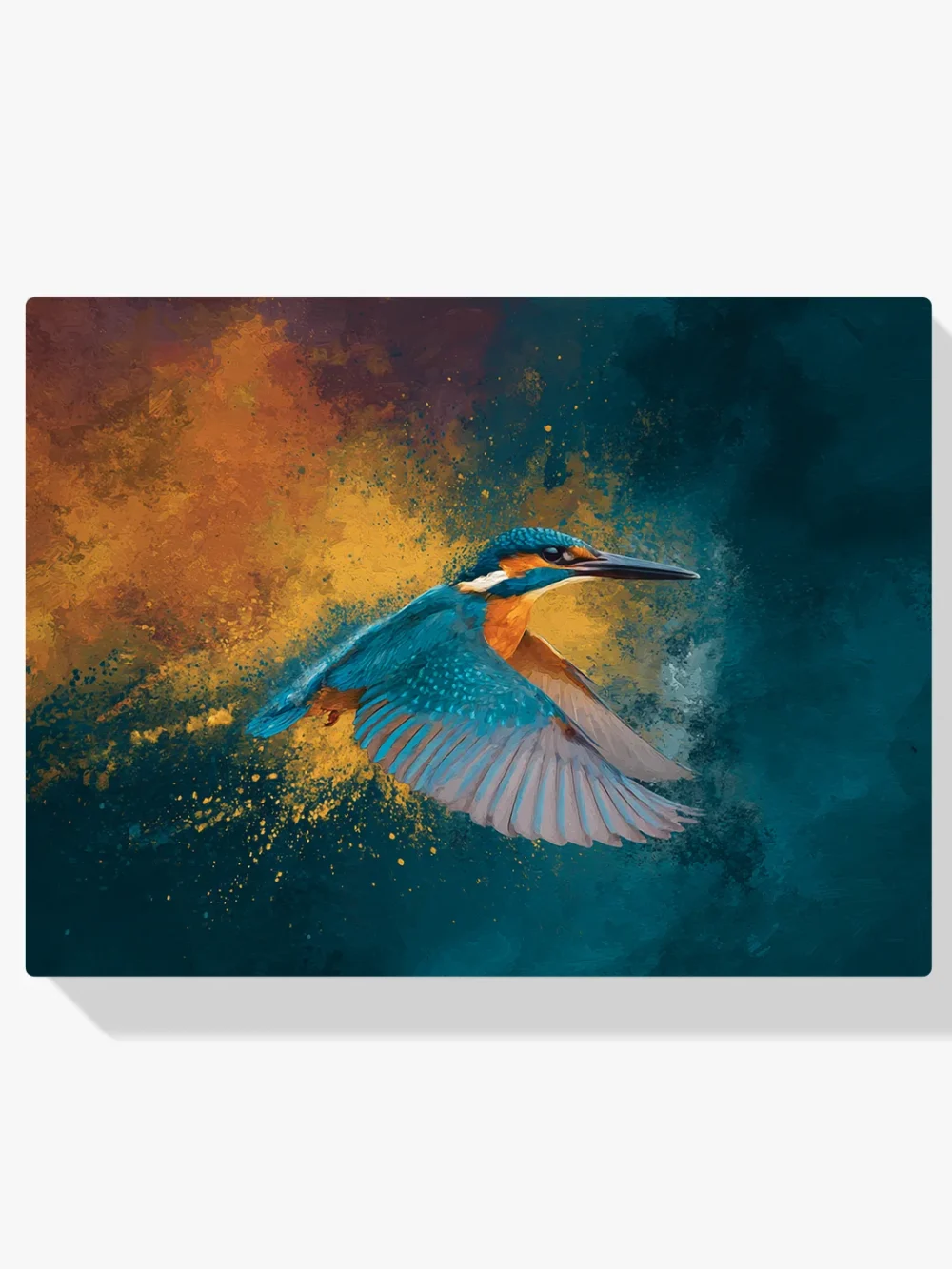 Pintar por números El majestuoso martín pescador