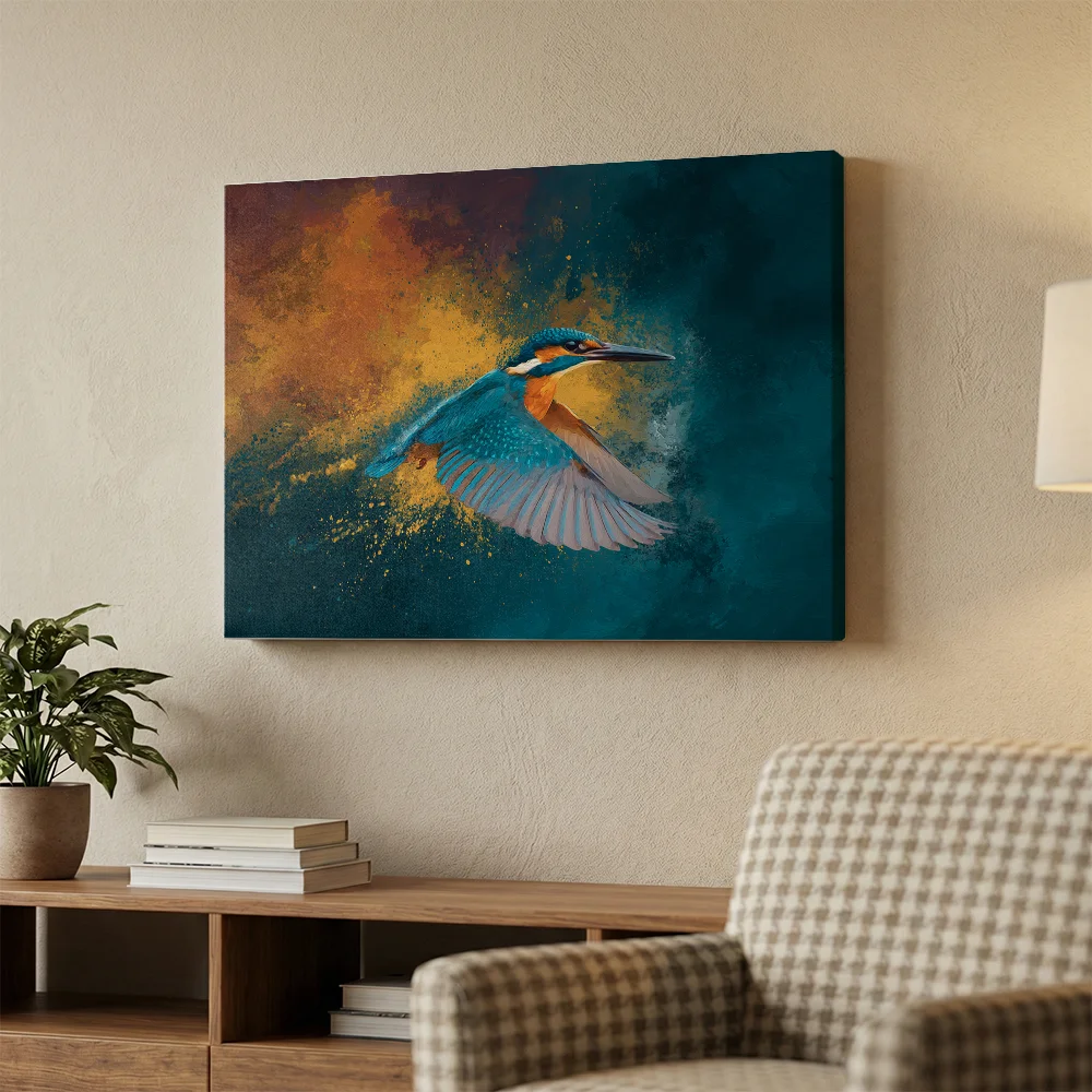 Pintar por números El majestuoso martín pescador – foto 3
