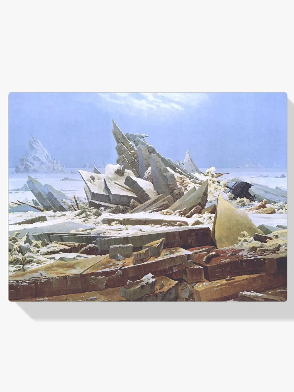 Pintar por números El mar de hielo