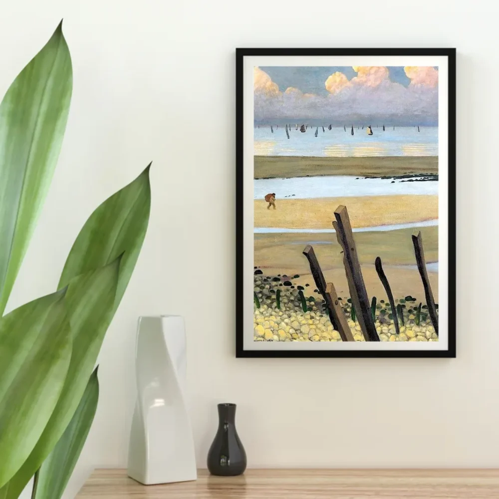 Pintar por números El mar en marea baja, Villerville – foto 4