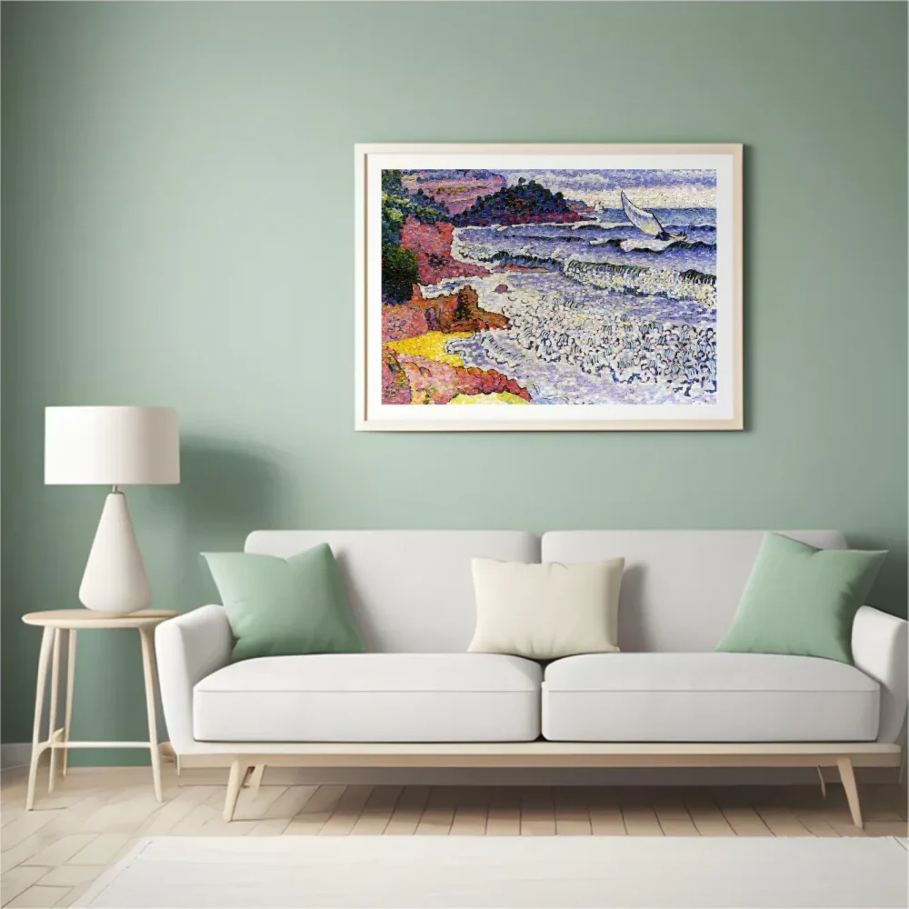 Pintar por números El mar ondulante – foto 4