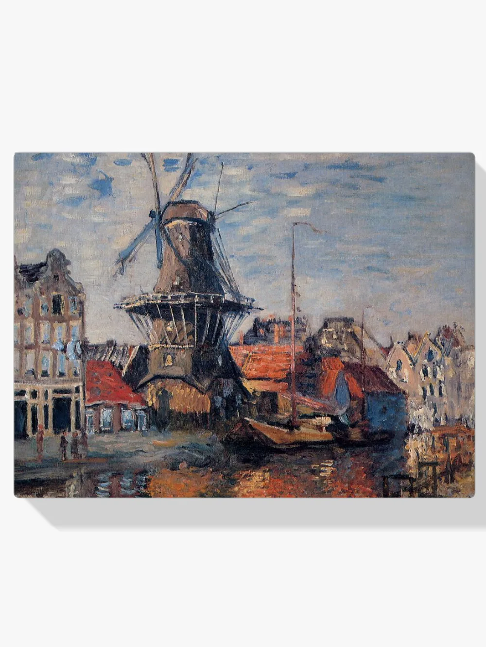 Pintar por números El molino del Onbekende Gracht, Ámsterdam