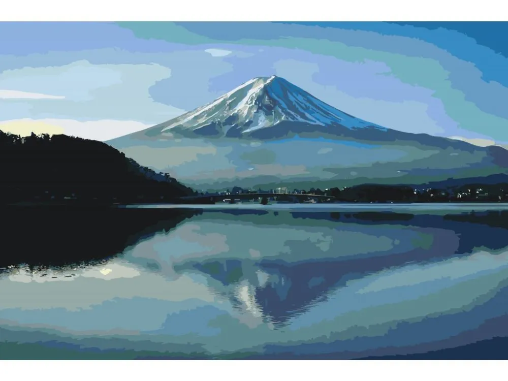 Pintar por números El monte Fuji – foto 2