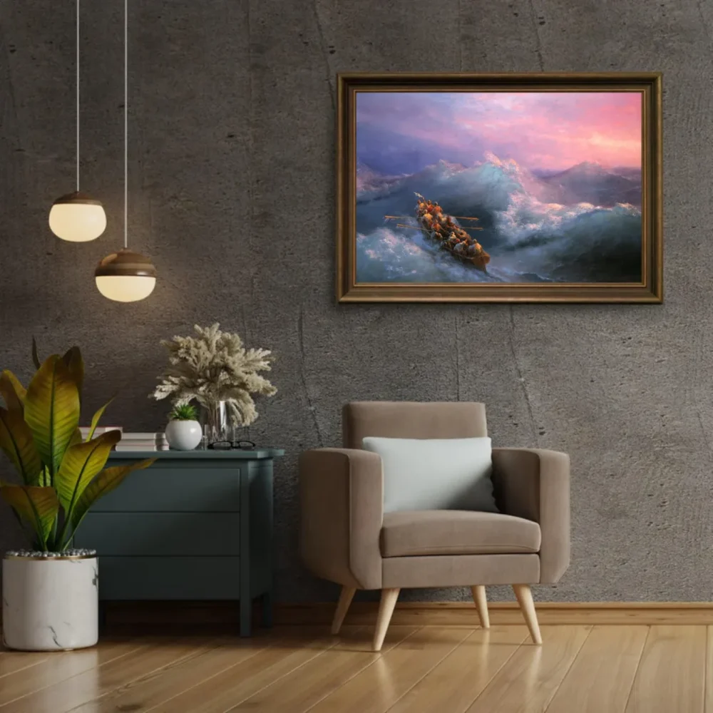 Pintar por números El naufragio - Iván Aivazovski – foto 2