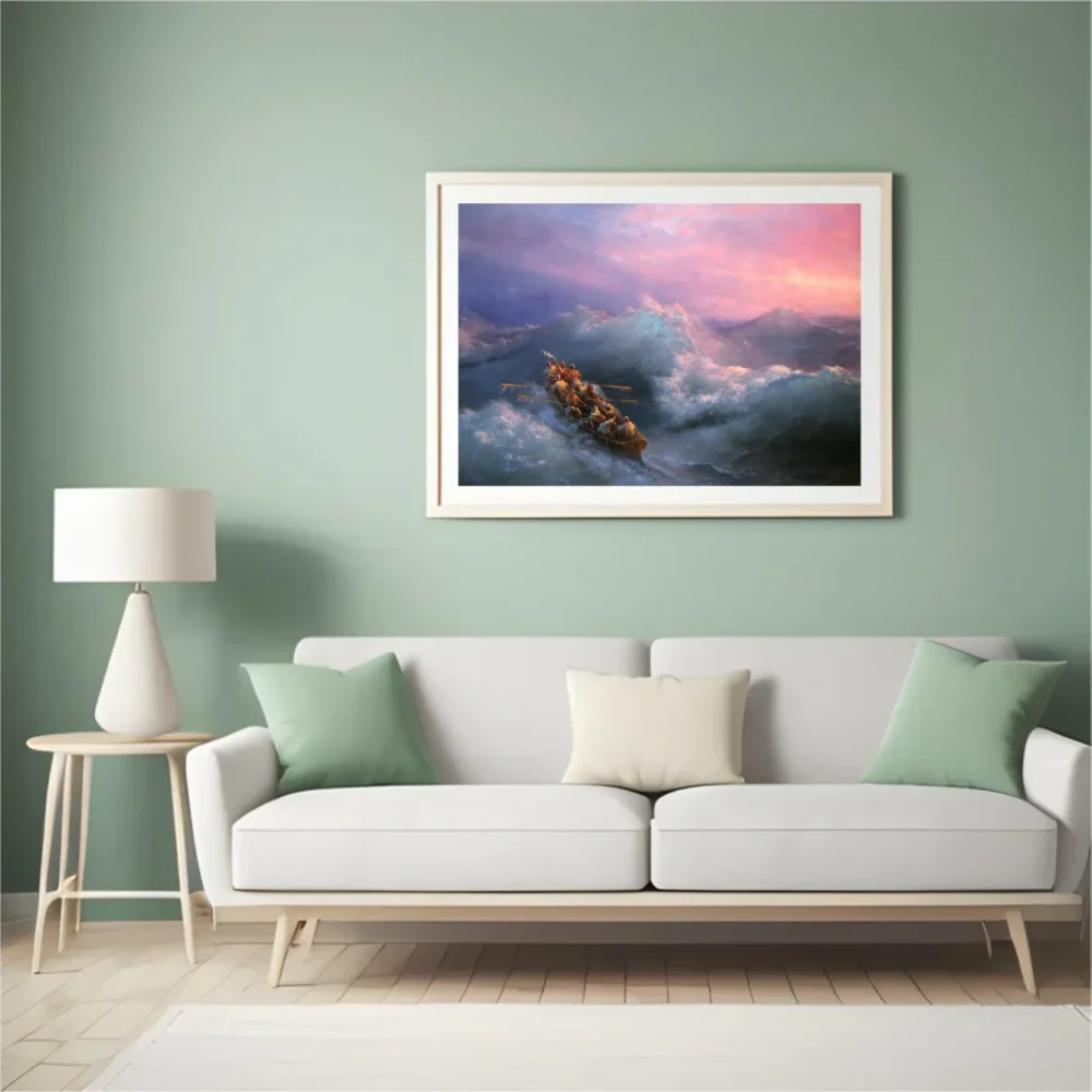 Pintar por números El naufragio - Iván Aivazovski – foto 4