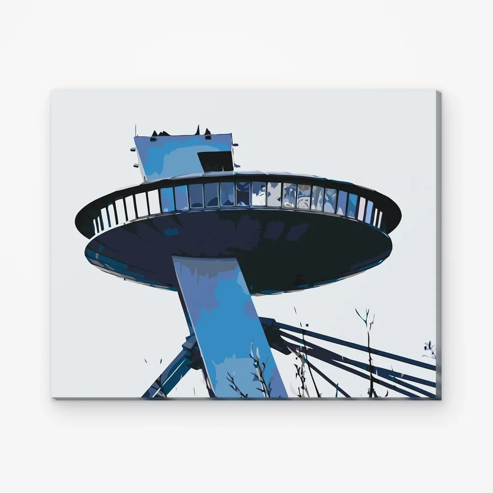 Pintar por Números - El OVNI de Bratislava