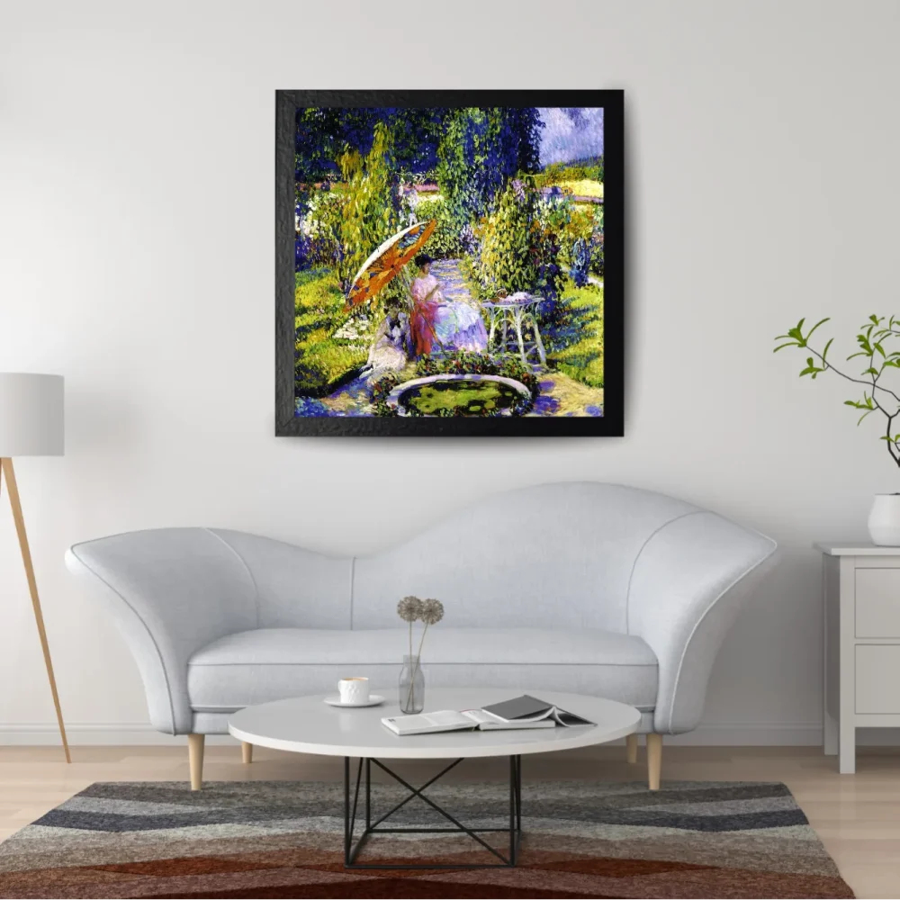 Pintar por números El paraguas del jardín – foto 2