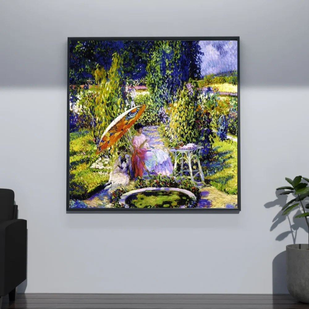 Pintar por números El paraguas del jardín – foto 4