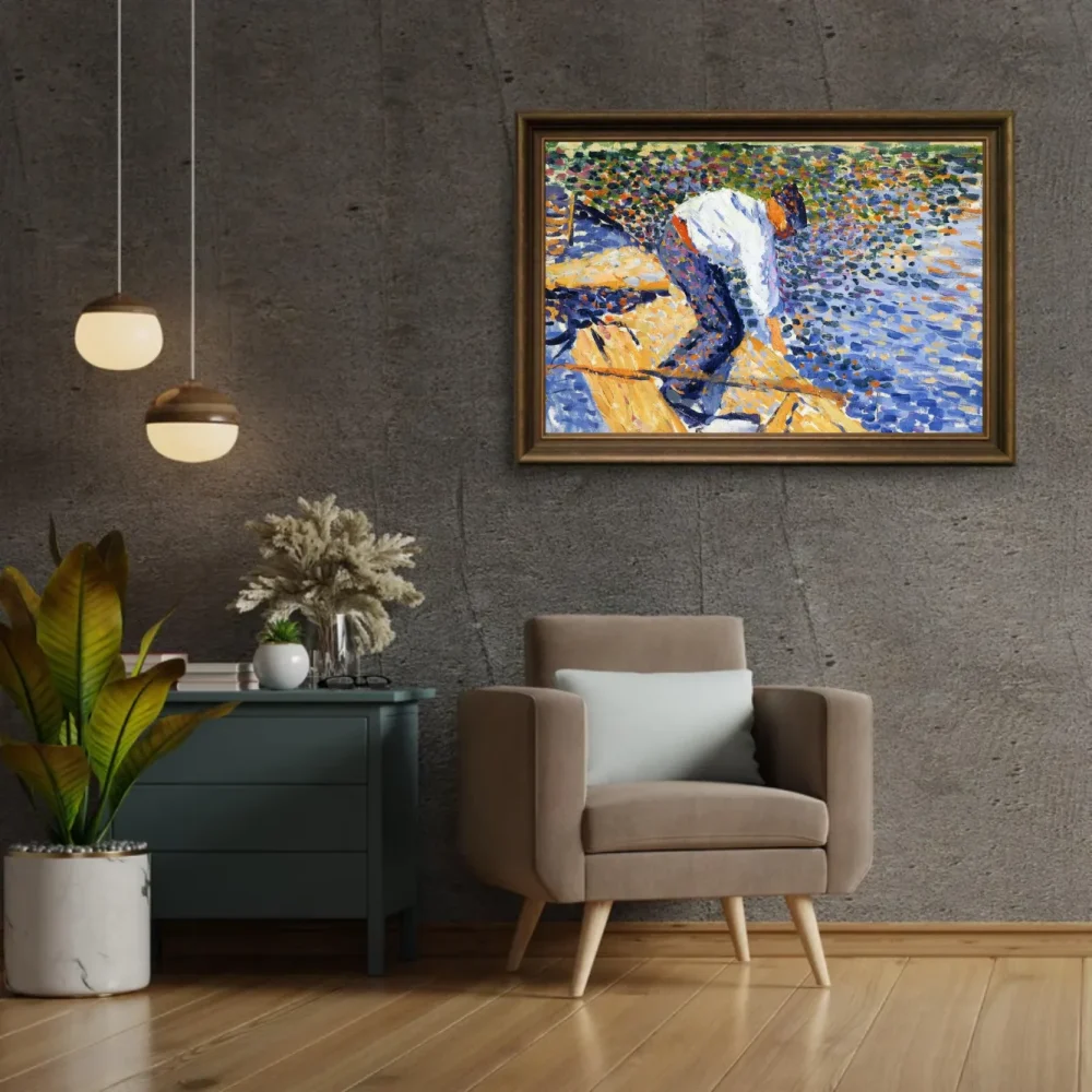 Pintar por números El pescador de gusanos – foto 2