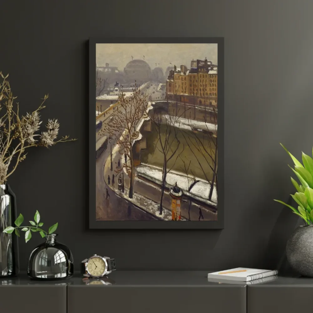 Pintar por números El Pont Neuf bajo la nieve – foto 3