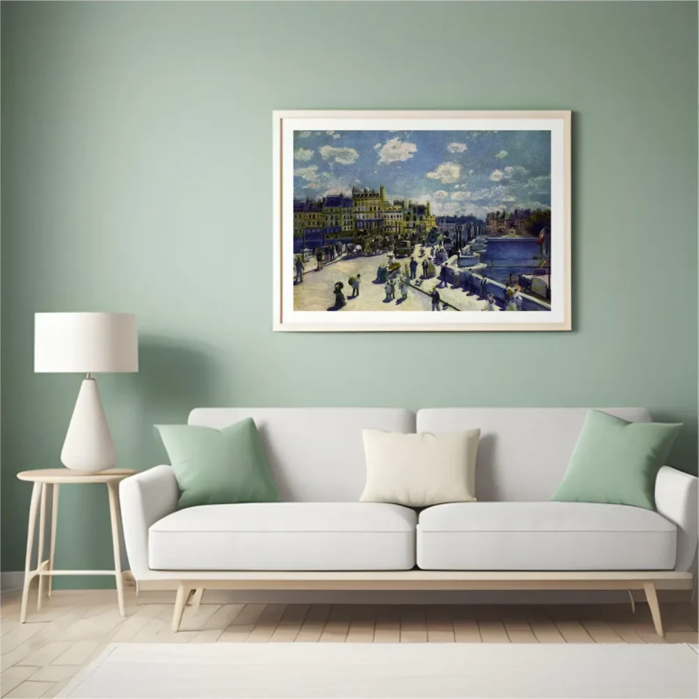 Pintar por números El Pont Neuf - Pierre-Auguste Renoir – foto 4