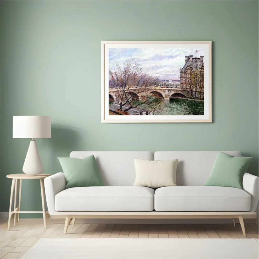 Pintar por números El Pont Royal y el pabellón de Flore – foto 4