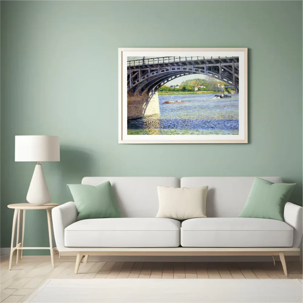 Pintar por números El puente de Argenteuil y el Sena – foto 4